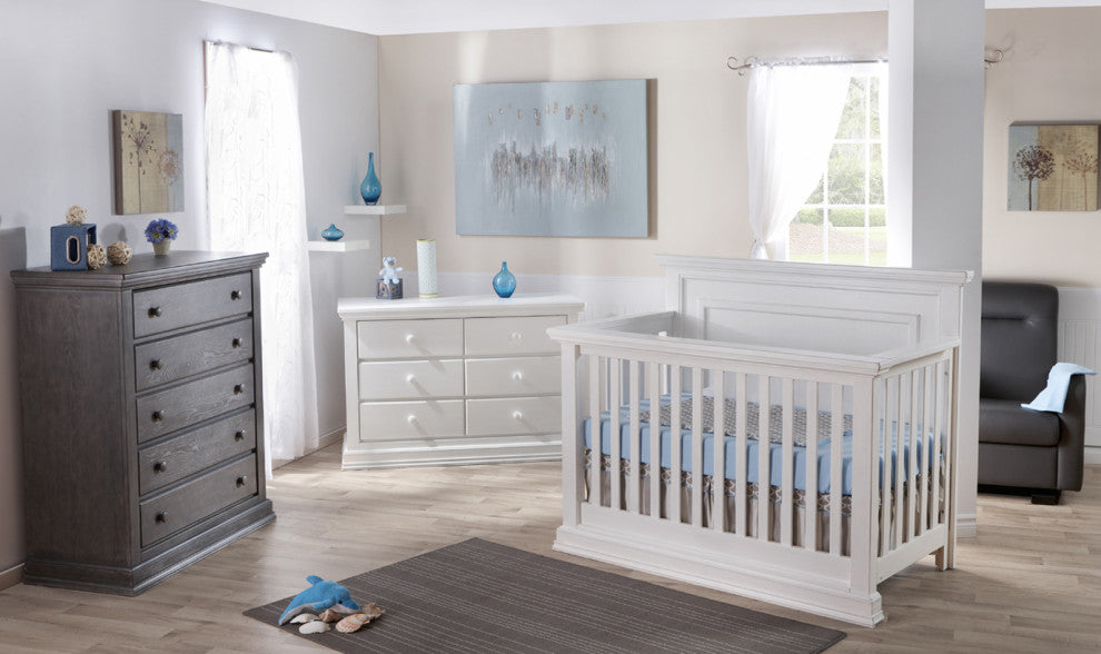Pali Design Modena Forever Crib, Vintage White