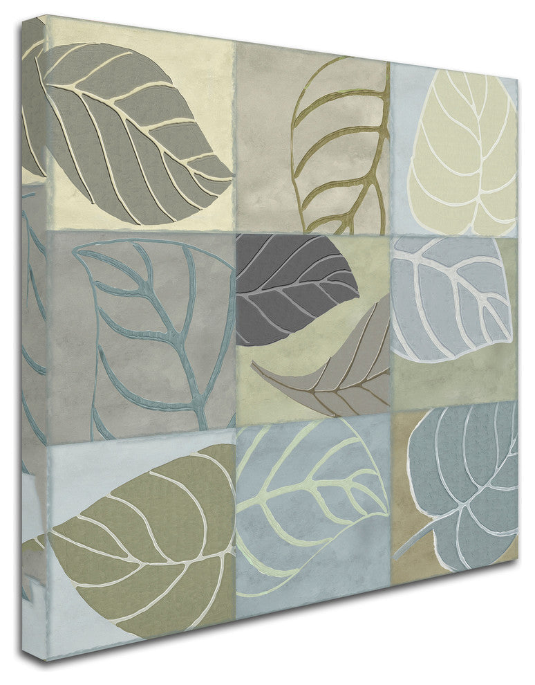 Color Bakery 'Leaf Story IV' Canvas Art, 35"x35"