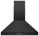 Hauslane | Chef Series Range Hood WM-530SS Pro European Style Kitchen Extractor, Matte Black, 30"