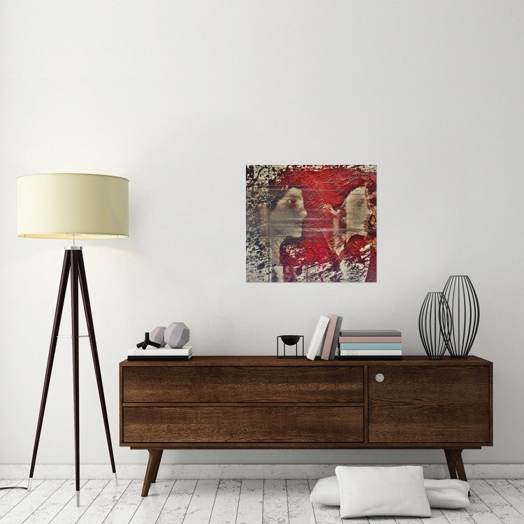 "Shadows (splitting)" Stretched Canvas Giclee by Dalibor Davidovic, 30x27"