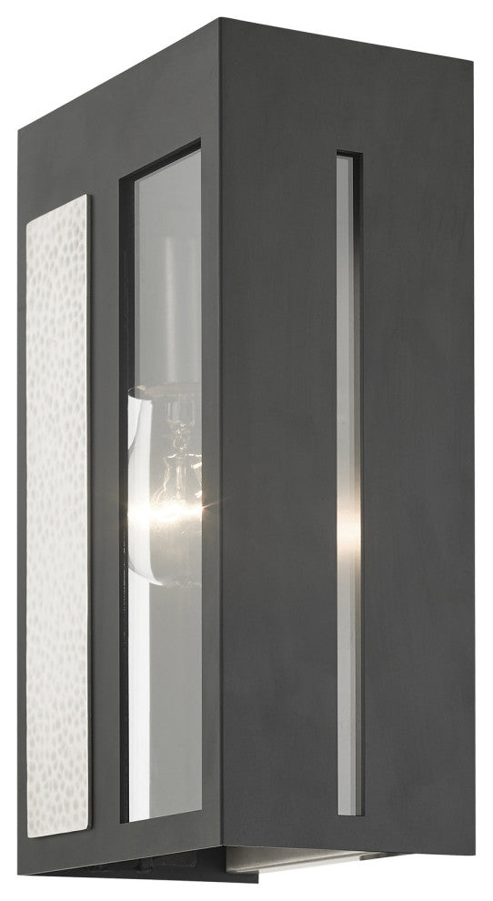 Black Contemporary, Nautical, Sophisticated Outdoor Wall Lantern