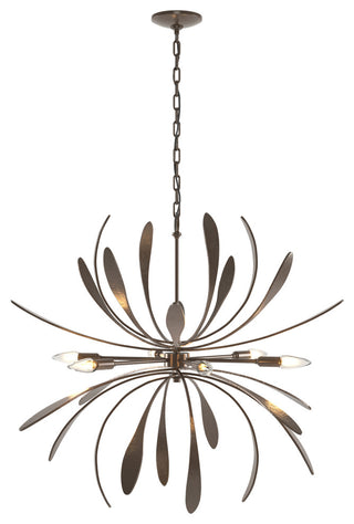 Dahlia Chandelier, Bronze Finish