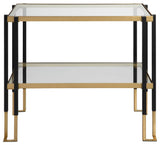 Uttermost Kentmore Glass Side Table