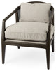 Fusion Dark Cane Back Arm Chair