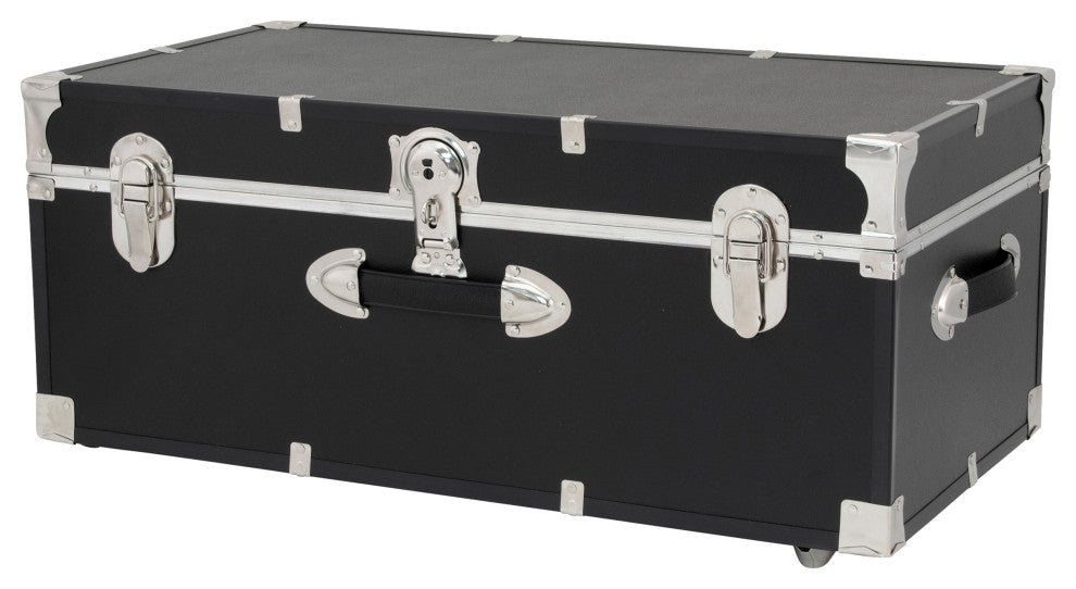 Seward Explorer 30" Trunk with Wheels & Lock, Black
