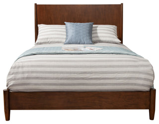 Flynn California King Platform Bed, Walnut