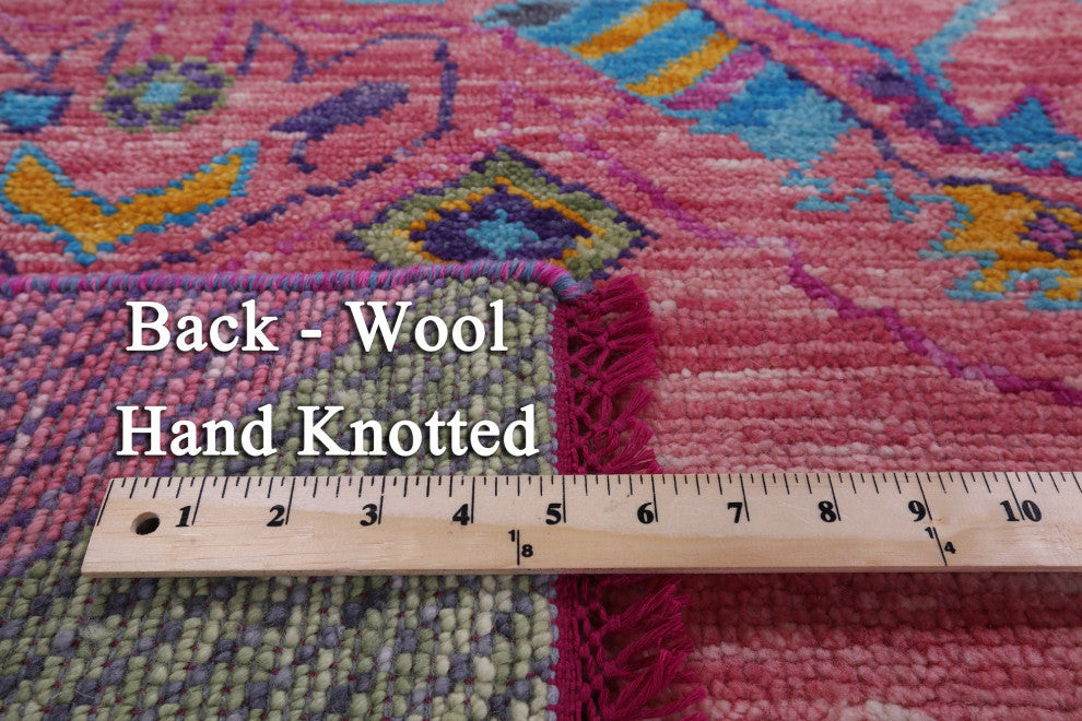 8' 1" X 10' 0" Moroccan Handmade Wool Rug - Q15411