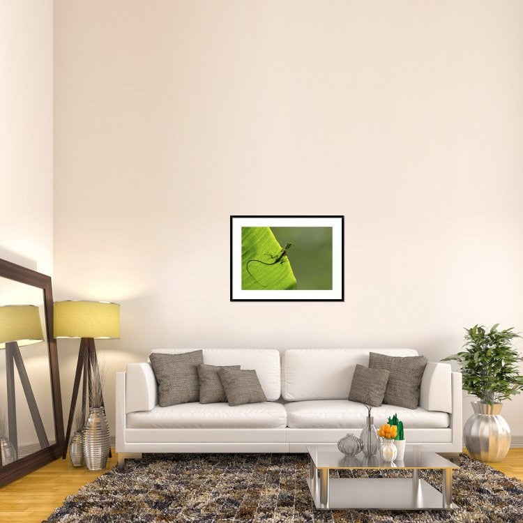 "Hallo" Framed Digital Print by Yoline Santosa, 38"x29"
