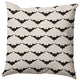 26" x 26" Bat Colony Decorative Throw Pillow, Cream