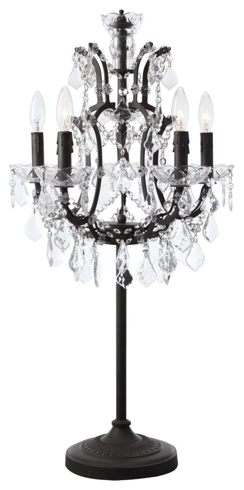 Retro Luisa Table Lamp - Clear
