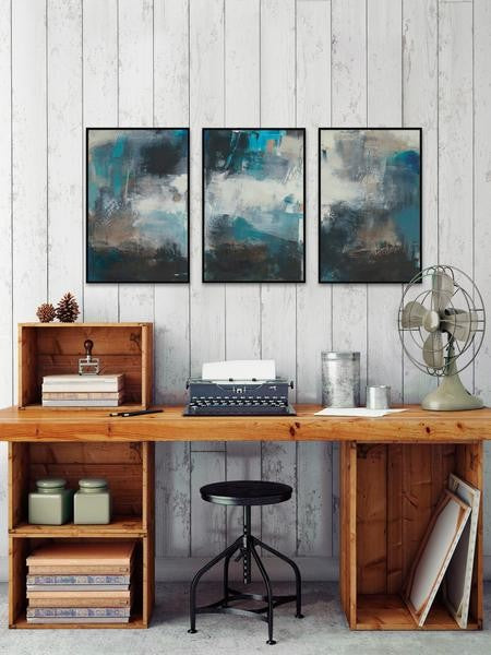Umbra IV Triptych, Set of 3, 24x36 Panels