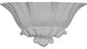 14"W x 6 7/8"H x 2 3/4"D Niche Shelf for Crendon Niche Cove