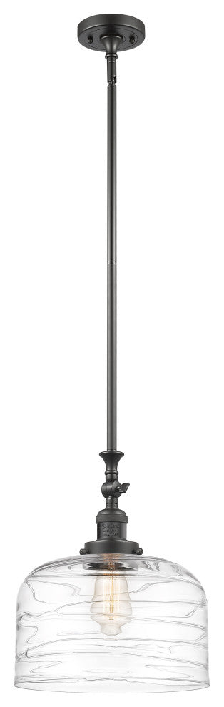 Innovations Bell 1-Light XL Mini Pendant 206-OB-G713-L, Oil Rubbed Bronze