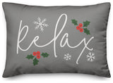 Gray Relax 20x14 Spun Poly Pillow