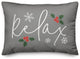 Gray Relax 20x14 Spun Poly Pillow
