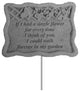 "If I Had a Single Flower" Garden Stake