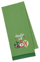 Jingle For Joy Embroidered Dishtowel