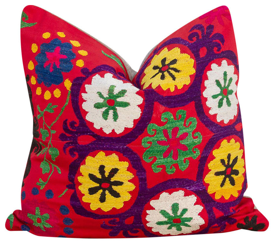 Veeda Vintage Suzani Square Pillow