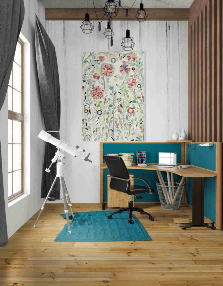 Epic Graffiti 'Spring Blossoms' by Candra Boggs, Giclee Canvas Wall Art, 26"x40"
