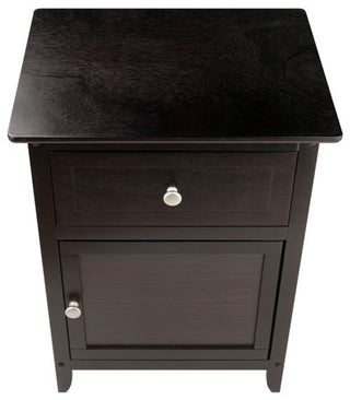 Eugene Accent Table, Nightstand, Espresso