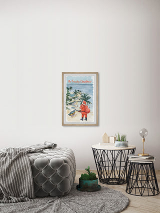 "Meet Santa" Framed Painting Print, 16x24