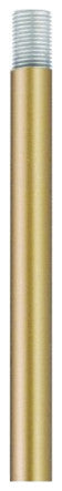12" Length 7 mm Rod Extension Stems, Soft Gold