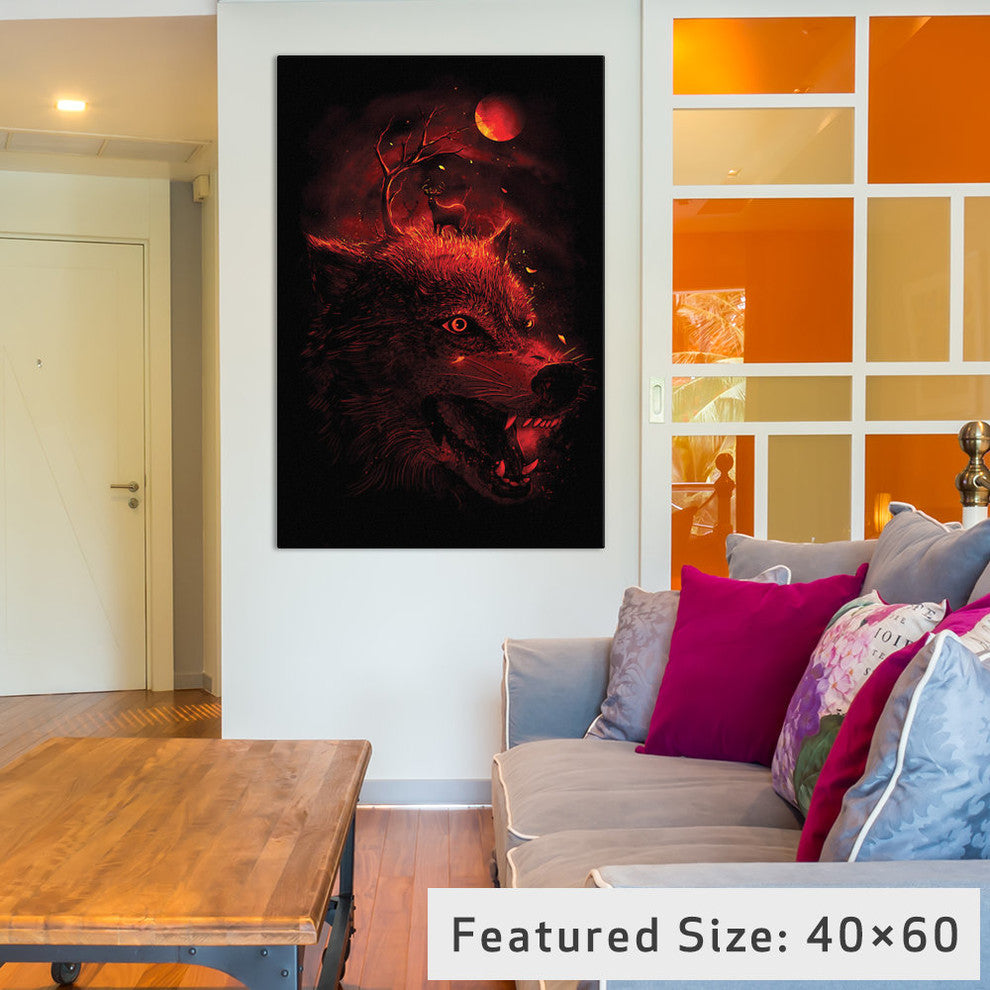 "Red Dream" by Nicebleed, 26x18x1.5