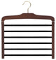Wooden Pant Hanger, 6 Tier, Walnut