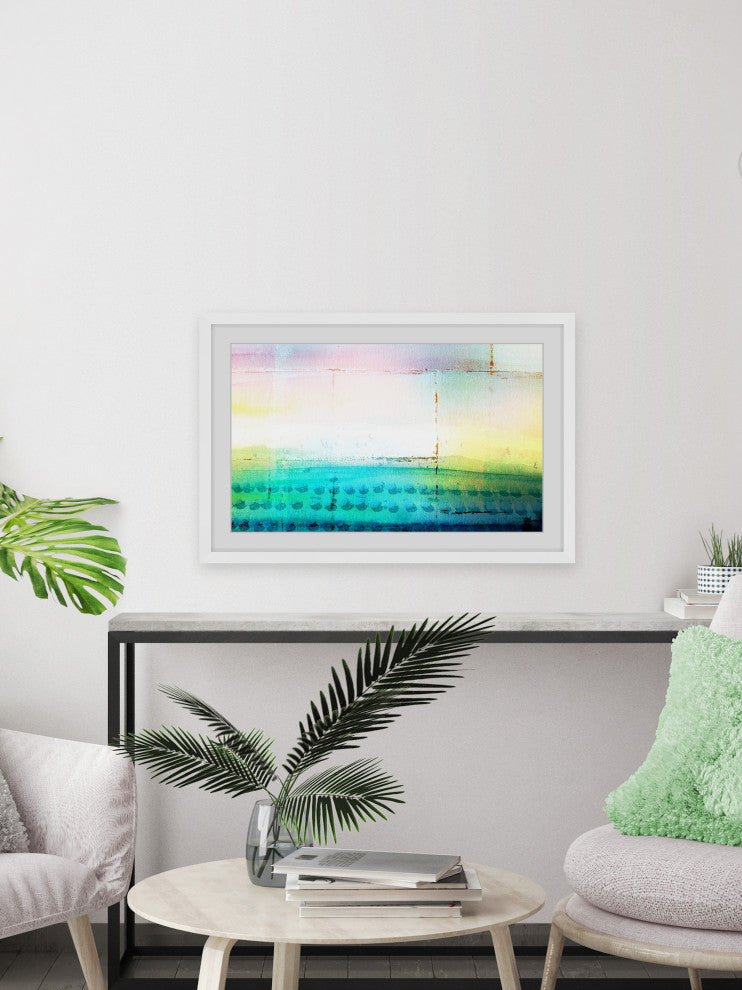 "Beach Light" Framed Painting Print, 24"x16"