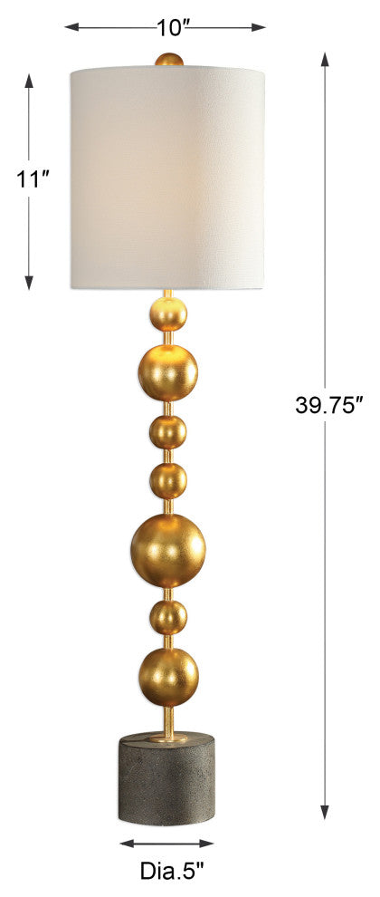 Uttermost Selim Gold Buffet Lamp