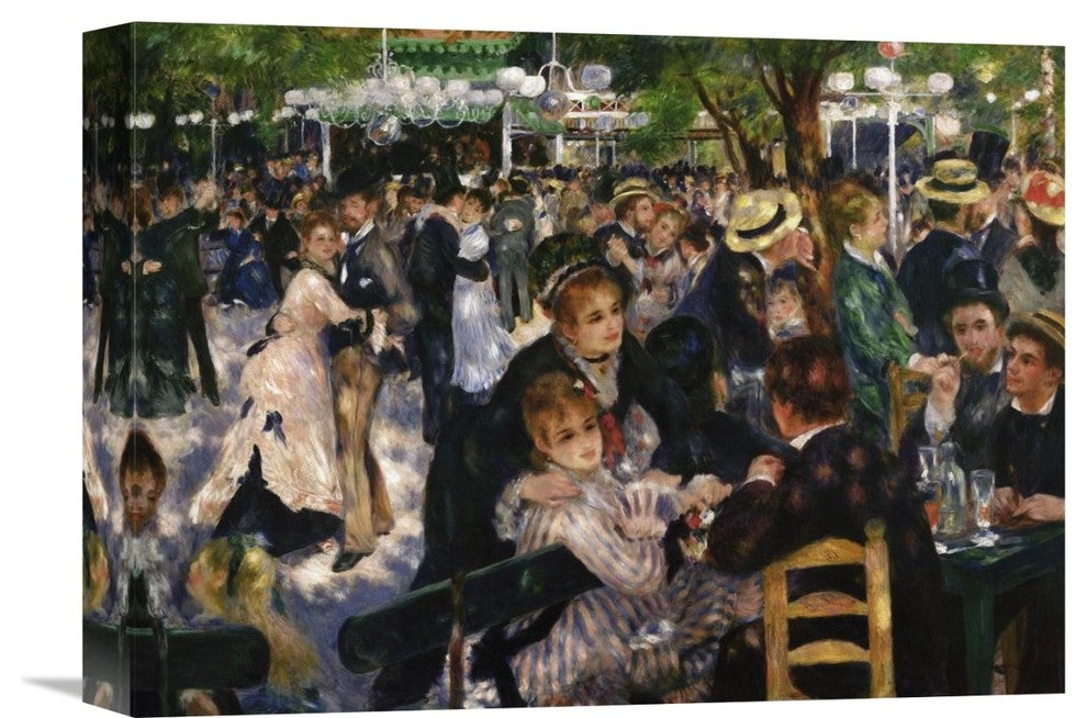 "Bal Du Moulin De La Galette" Canvas Giclee by Pierre-Auguste Renoir, 16"x12"