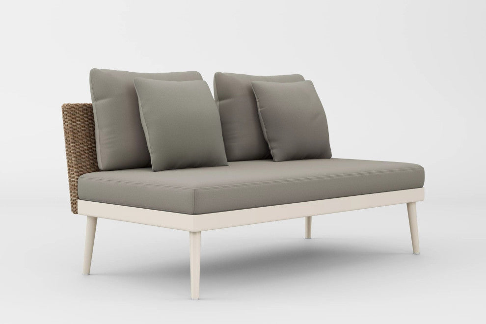 20Twenty 4-Piece Outdoor Lounge Seating Set, Blond Weave