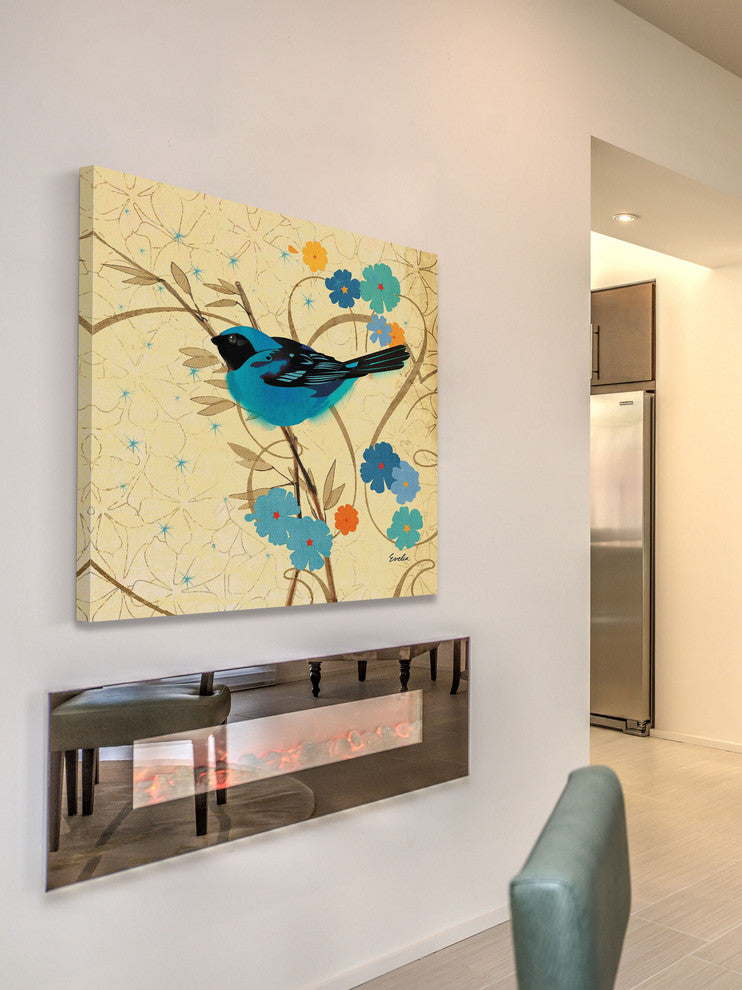 "Hooded Oriole I" Painting Print on Canvas by Evelia
