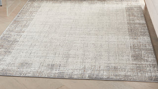 Nourison Elation 2' x 3' Ivory Grey Modern Indoor Area Rug