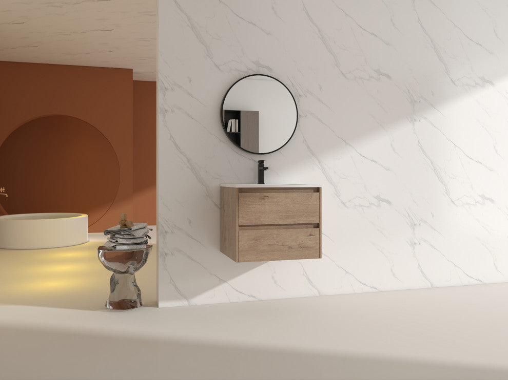 24" Sink Vanity, Plywood, Smc Top, No Faucet