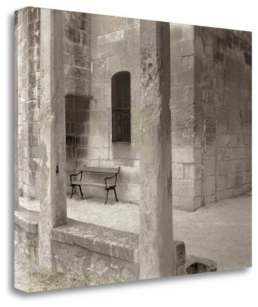 "Banc De Jardin - 80" By Alan Blaustein, Giclee Print on Gallery Wrap Canvas