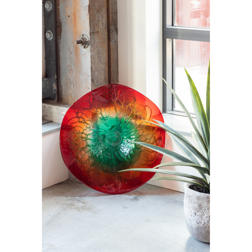 Contemporary Ruby Wall Plate - M2 - Multicolor