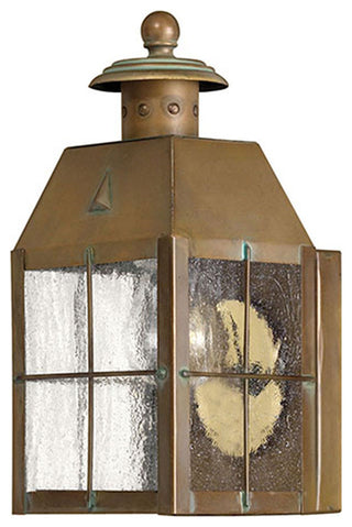 Hinkley Lighting H2376 Nantucket 1 Light 9.75" Tall Heritage - Aged Brass
