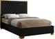 Lana Velvet Bed, Black, Full