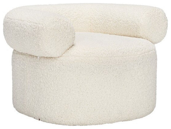 Light Luxury Single Velvet Sofa For Living Room, Fleece