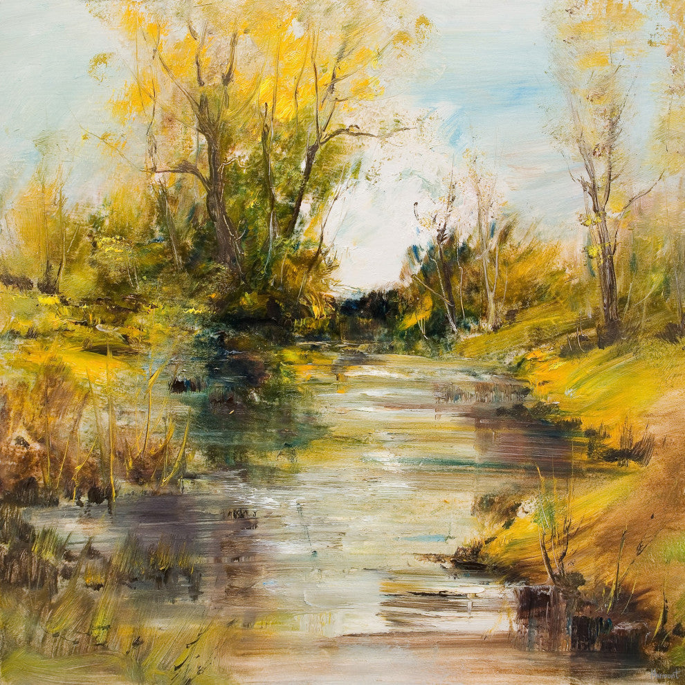 "Feeling Good-Natured" Painting Print on Wrapped Canvas, 24x24