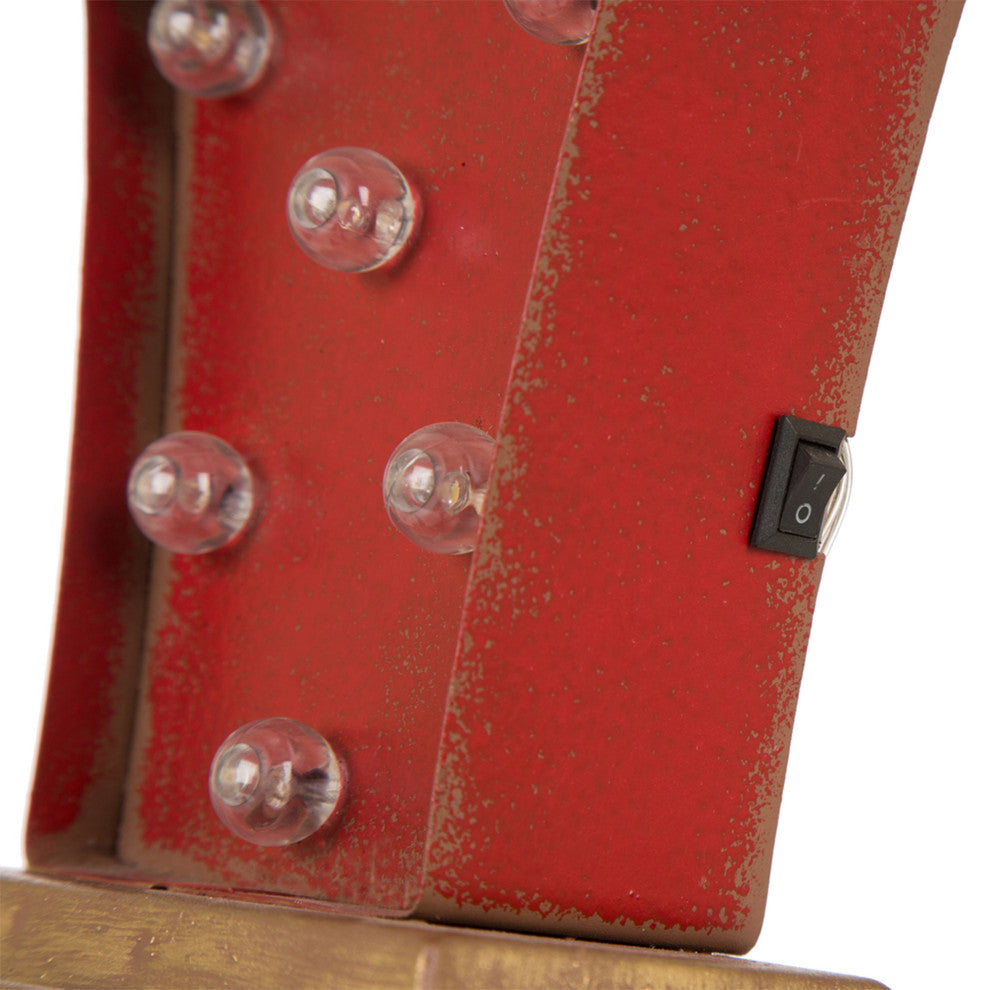 7.48"H Marquee LED Gi' Box Stocking Holder