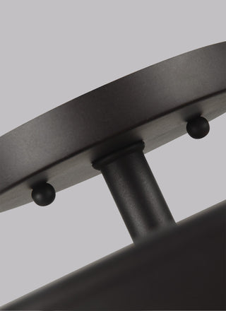 Harrow Large Semi-Flush Mount, Oil Rubbed Bronze