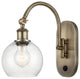 Innovations 518-1W-AB-G124-6-LED 1-Light Sconce, Antique Brass