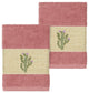 Mila 2 Piece Embellished Washcloth Set