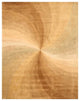 Hand-Tufted Wool Gold Contemporary Abstract Swirl Rug, 5' X 8'