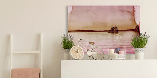 "Crown Island" Painting Print on Wrapped Canvas, 12"x8"