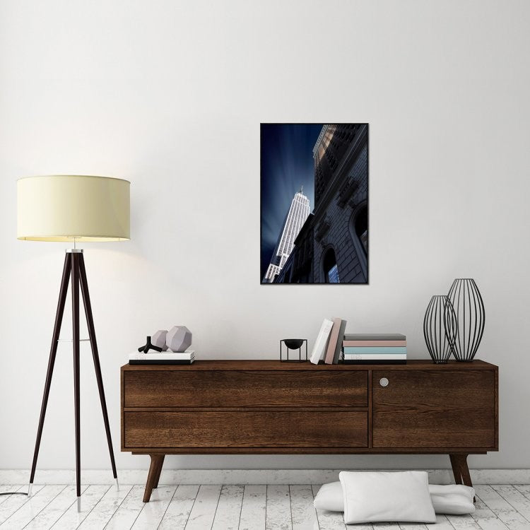 "Skyscraper" Framed Canvas Giclee by Sebastien Del Grosso, 25x37"