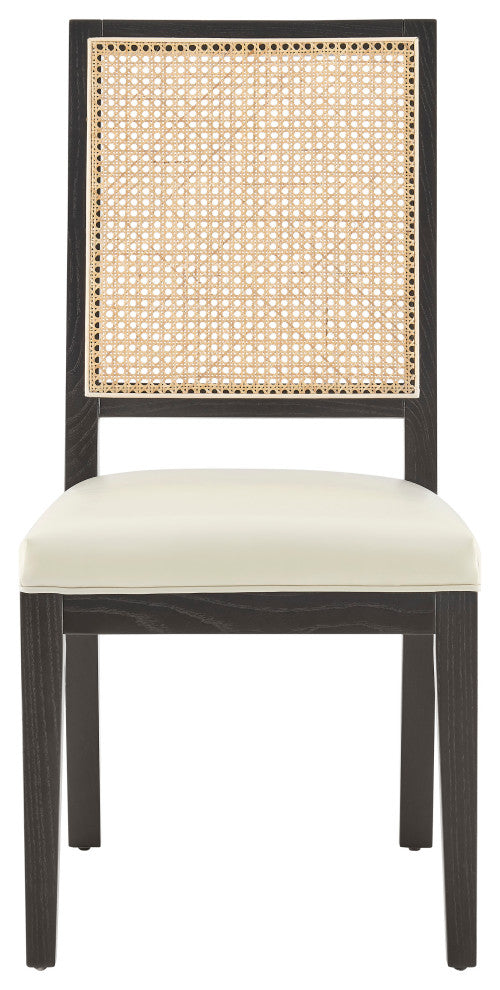 Dover PU Dining Side Chair (Set of 2), Borneo Bone