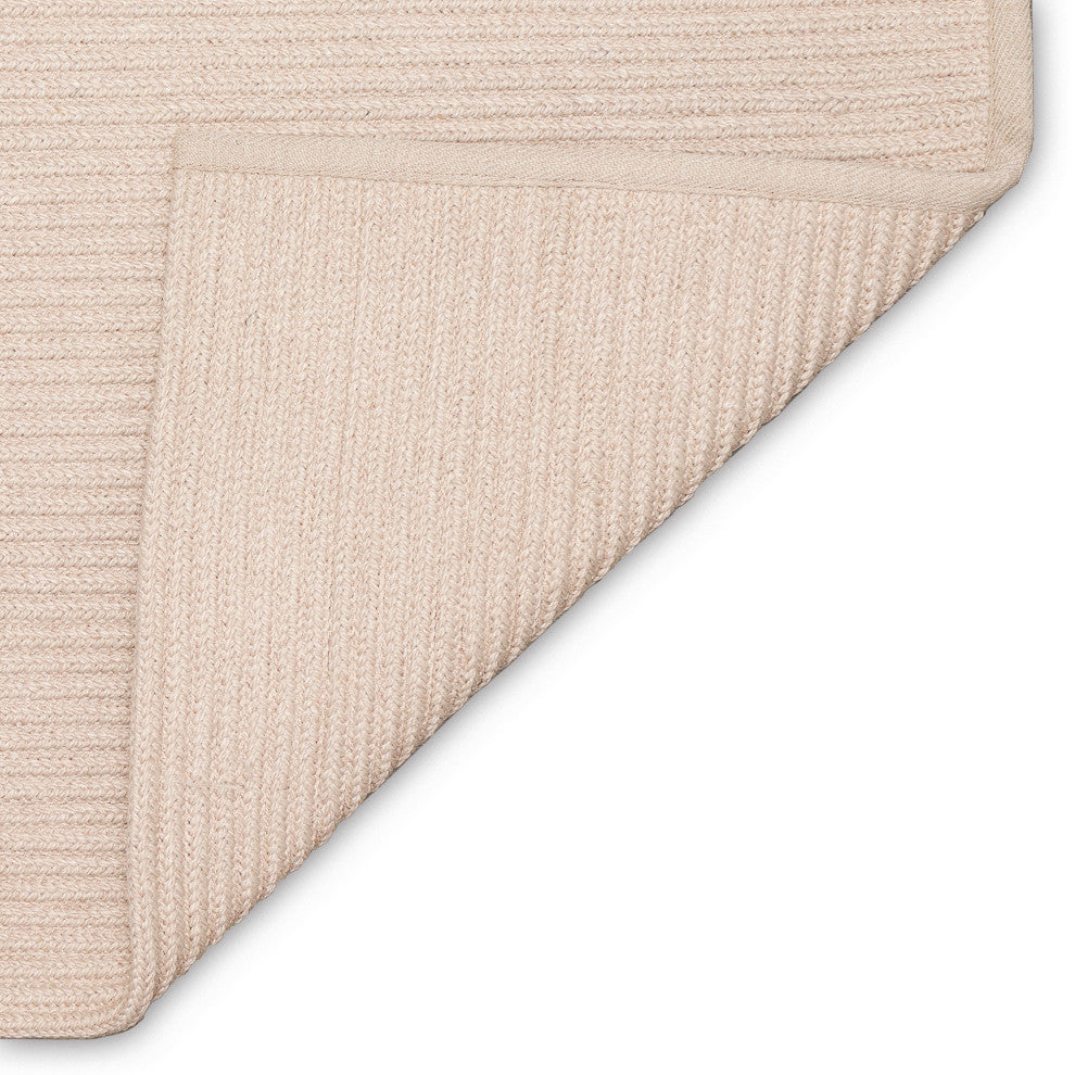 Calais Solid Indoor/Outdoor Rug, Sand, 2'x7'6" Runner
